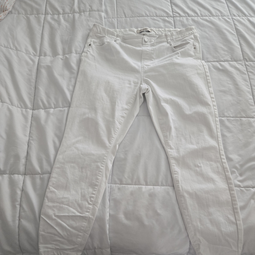 Liverpool White High-Rise Jeans